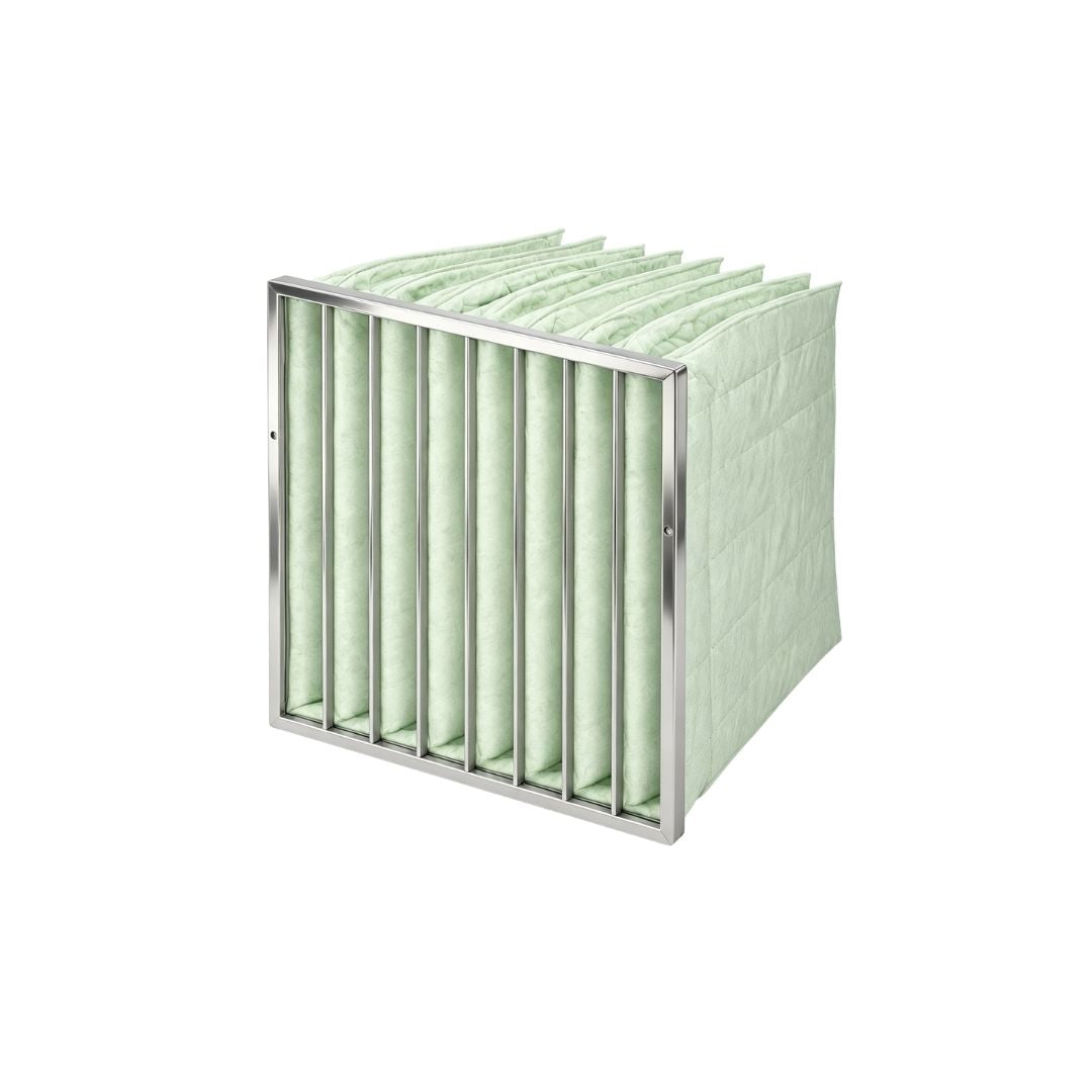 Glass Fiber Bag Filter - Metal Frame