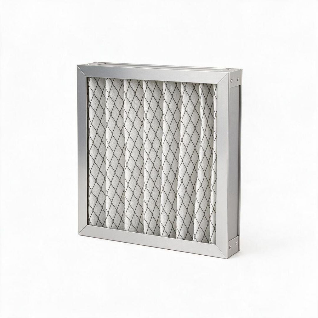 Pleated Panel Filter - Metal Frame