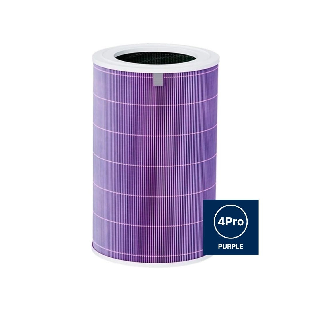 Mi Air Purifier 4 Pro Purple Antibacterial Replacement Filter for Xiaomi
